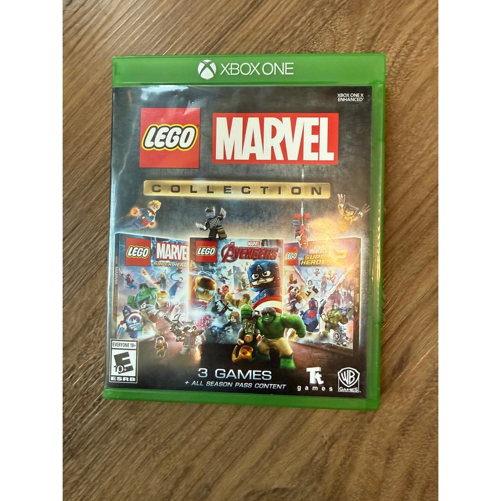 LEGO Marvel Collection Xbox One 3 Game Bundle Super Heroes Avengers 2-Disc Set